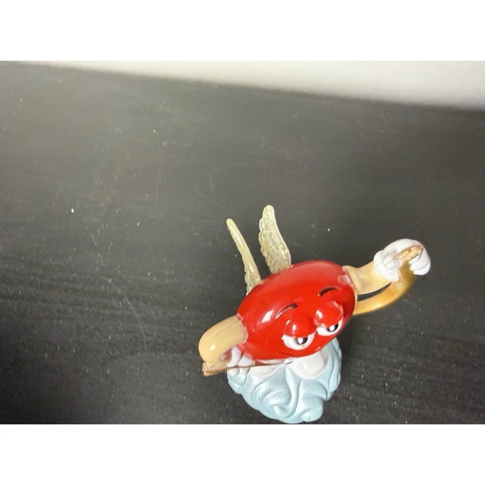 M&M Candy Topper Red Cupid Flapping Wings Bow And Arrow Valentines Day